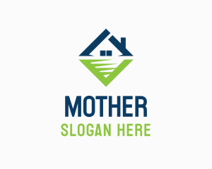 Housing - House Lawn Realty logo design