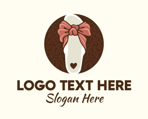 Ribbon - Ribbon Sandal Fashion logo design