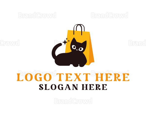 Cat Shopping Bag Logo