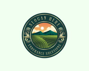 Agriculture Farm Field Logo