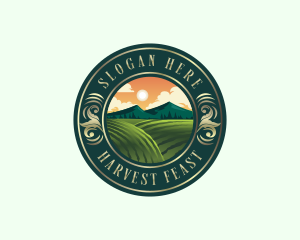 Agriculture Farm Field logo design