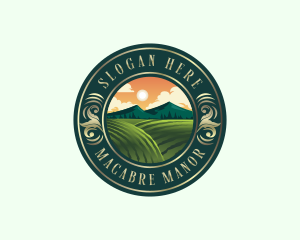 Agriculture Farm Field logo design