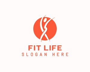 Yoga Fitness Lifestyle logo design