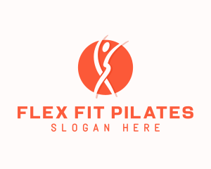 Pilates - Yoga Fitness Lifestyle logo design