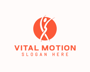 Active - Yoga Fitness Lifestyle logo design