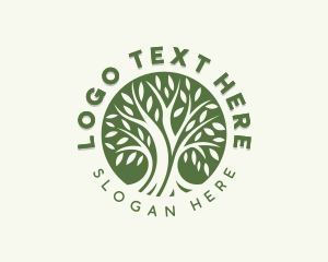 Gardening - Eco Wellness Tree logo design