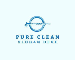 Industrial Cleaning Pressure Washer  logo design