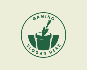 Gardening Plant Trowel Logo