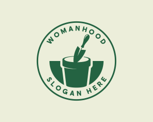 Plant - Gardening Plant Trowel logo design