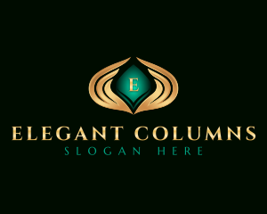 Elegant Premium Wings logo design