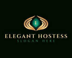 Elegant Premium Wings logo design