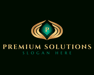 Elegant Premium Wings logo design