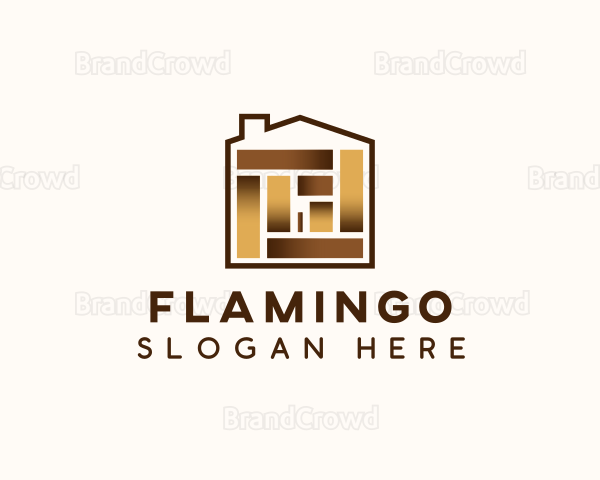 Flooring Home Improvement Logo