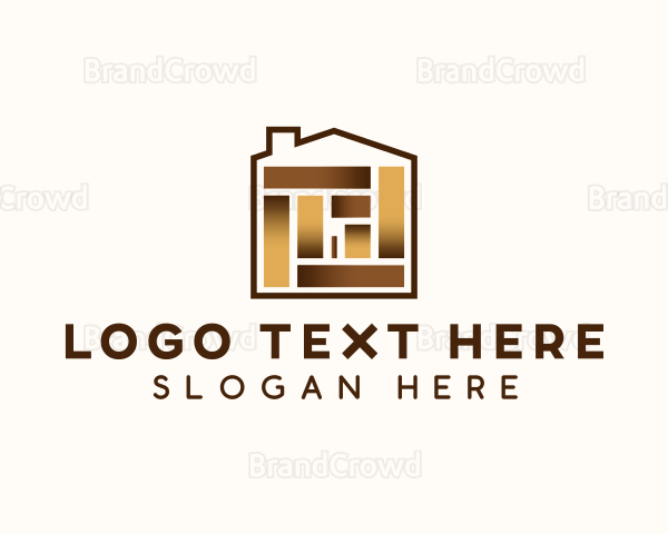 Flooring Home Improvement Logo