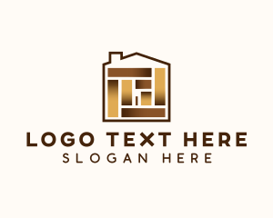 Tile - Flooring Home Improvement logo design