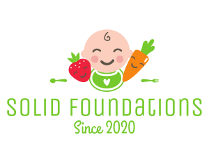 Baby Boutique - Vegetable Baby Food logo design