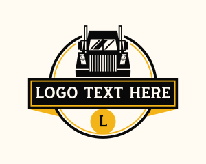 Delivery - Courier Truck Delivery logo design