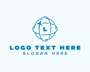 Shipping - Globe Plane Shipping logo design