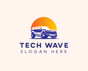 SUV Mechanic Automobile logo design