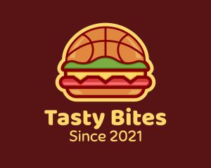 Burger - Basketball Burger Restaurant logo design