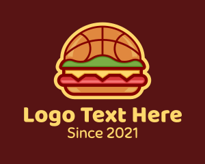 Restaurant - Basketball Burger Restaurant logo design