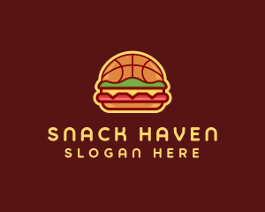 Basketball Burger Restaurant logo design