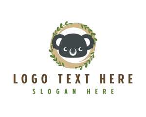 Zoo - Cute Koala Bear logo design