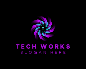 Tech Data Motion logo design