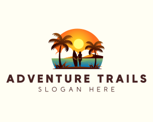 Travel Beach Resort logo design