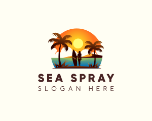 Travel Beach Resort logo design