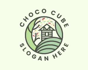 Cottage Tree Landscape  Logo