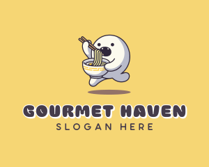 Monster Ramen Dining logo design