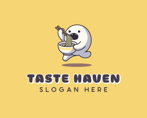 Monster Ramen Dining logo design