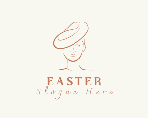 Fashion Hat Lady Logo