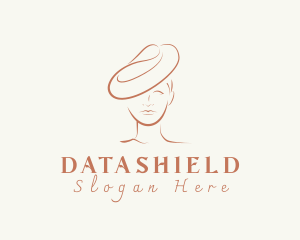 Fashion Hat Lady Logo