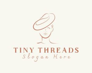 Fashion Hat Lady logo design