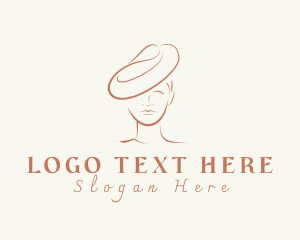 Fashion Hat Lady Logo