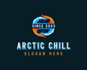 Ice - Thermal Flame Ice logo design