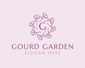 Flower Petal Garden logo design