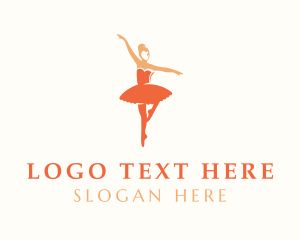 Dance - Tutu Ballet Dancing logo design