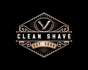 Shave - Razor Barber Stylist logo design