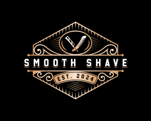 Shave - Razor Barber Stylist logo design