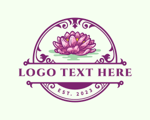 Fashion - Beauty Lotus Flower logo design