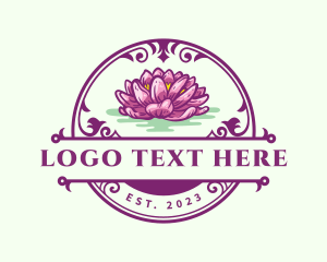 Floral - Beauty Lotus Flower logo design