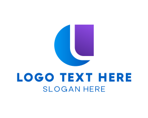 Branding - Modern Shapes Letter L logo design