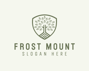 Eco Forest Shield logo design