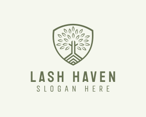 Eco Forest Shield logo design