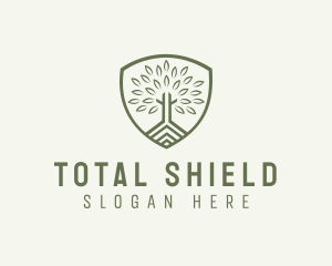 Eco Forest Shield logo design