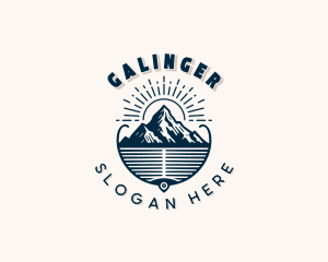 Mountaineering - Outdoor Adventure Hiking logo design