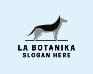 Standing Pet Dog Logo